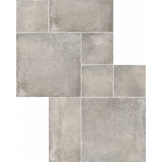 Keros Modula Portobello Silver Anti-Slip πλακάκι δαπέδου 100x100 λευκής μάζας με Matt Relieve φινίρισμα